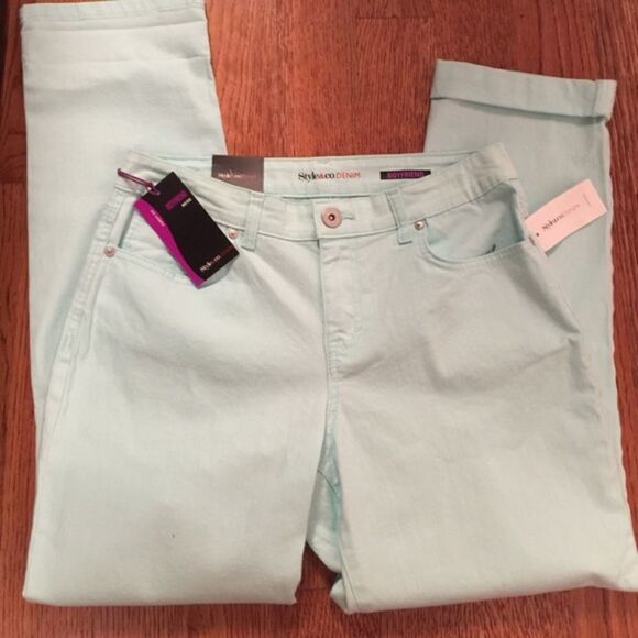 🎉Last Deal🎉Mint color Denim - Picture 2 of 7